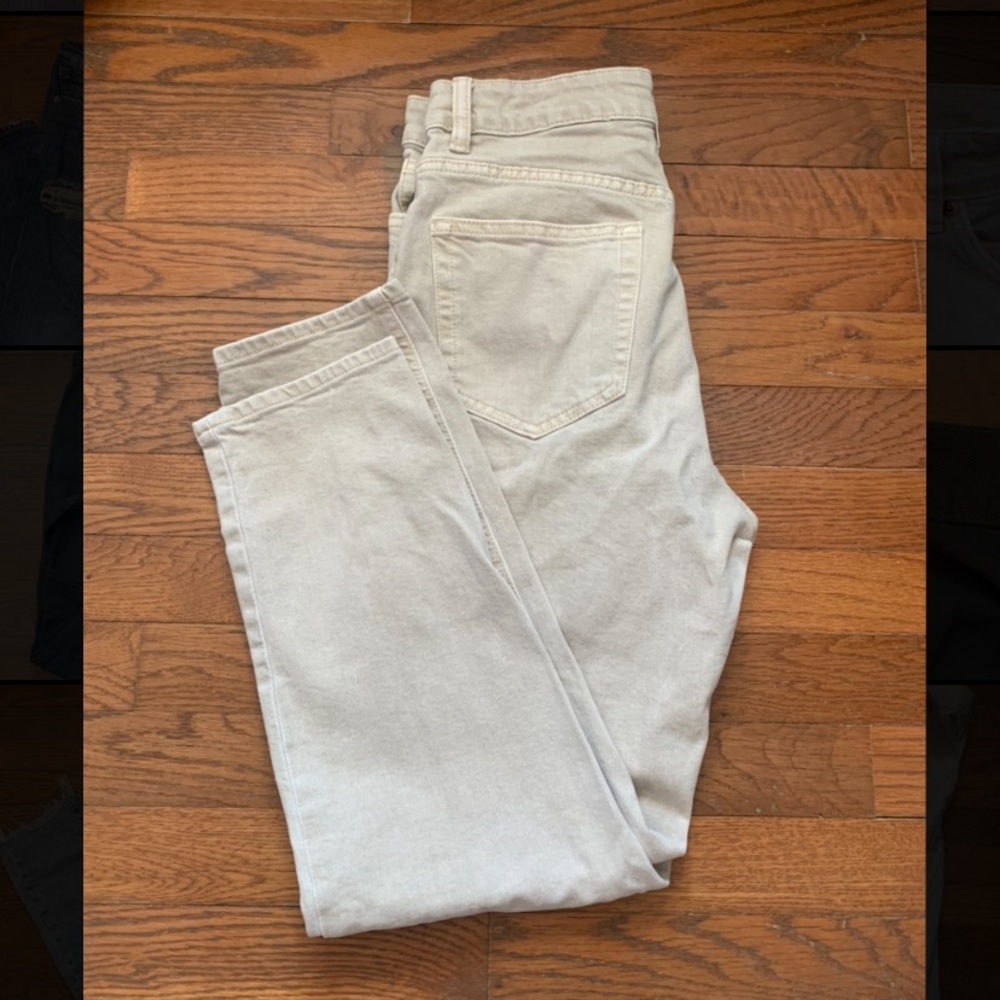H & M khaki style jeans.